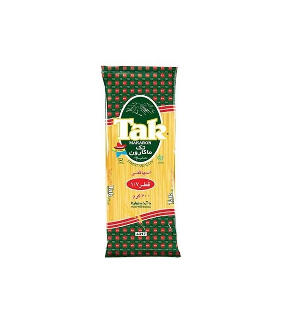 ماكاروني 700 گرم 1/7 تك