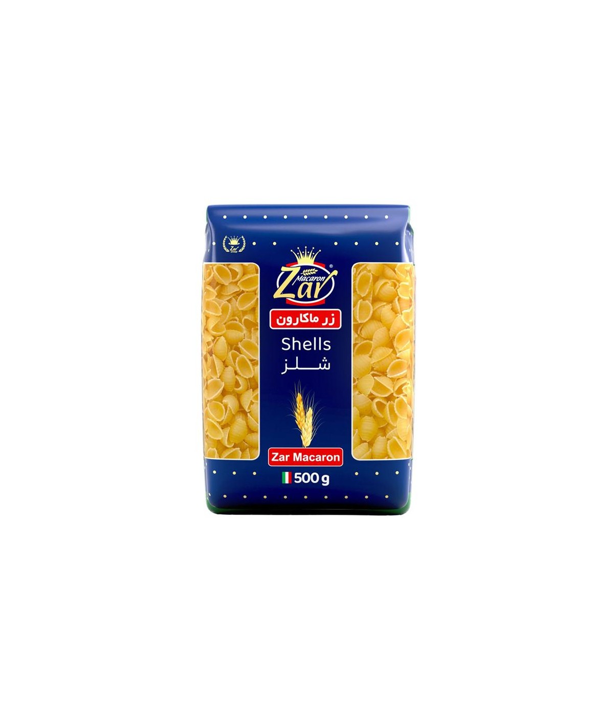ماكاروني 500 گرم فرمي شلز زر