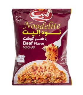 نودل گوشت 75 گرم اليت