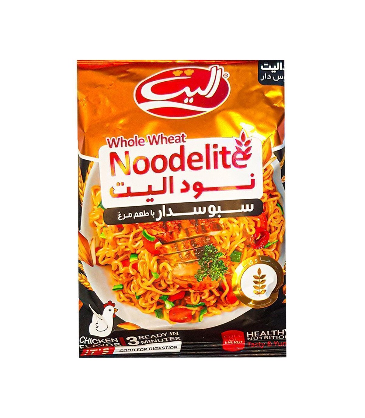 نودل سبوسدار مرغ اليت