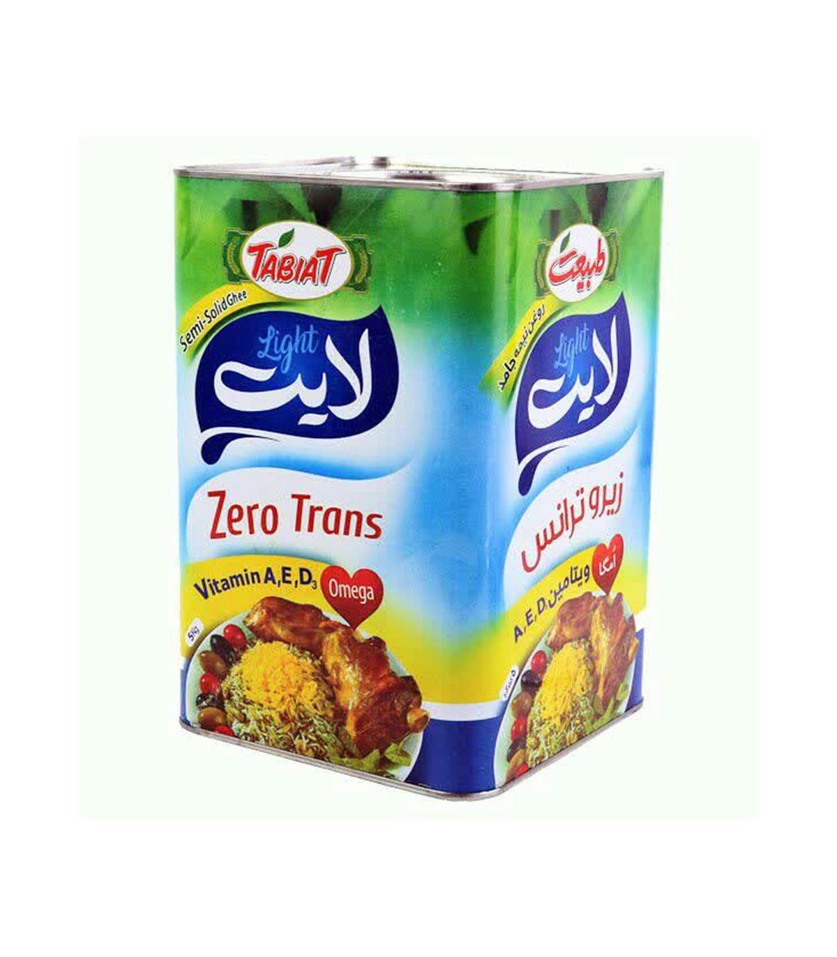 روغن نيمه جامد 5 كيلو زيروترانس طبيعت