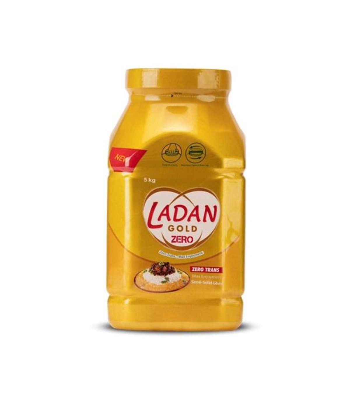 روغن نيمه جامد 2/700 كيلو پت طلايي لادن