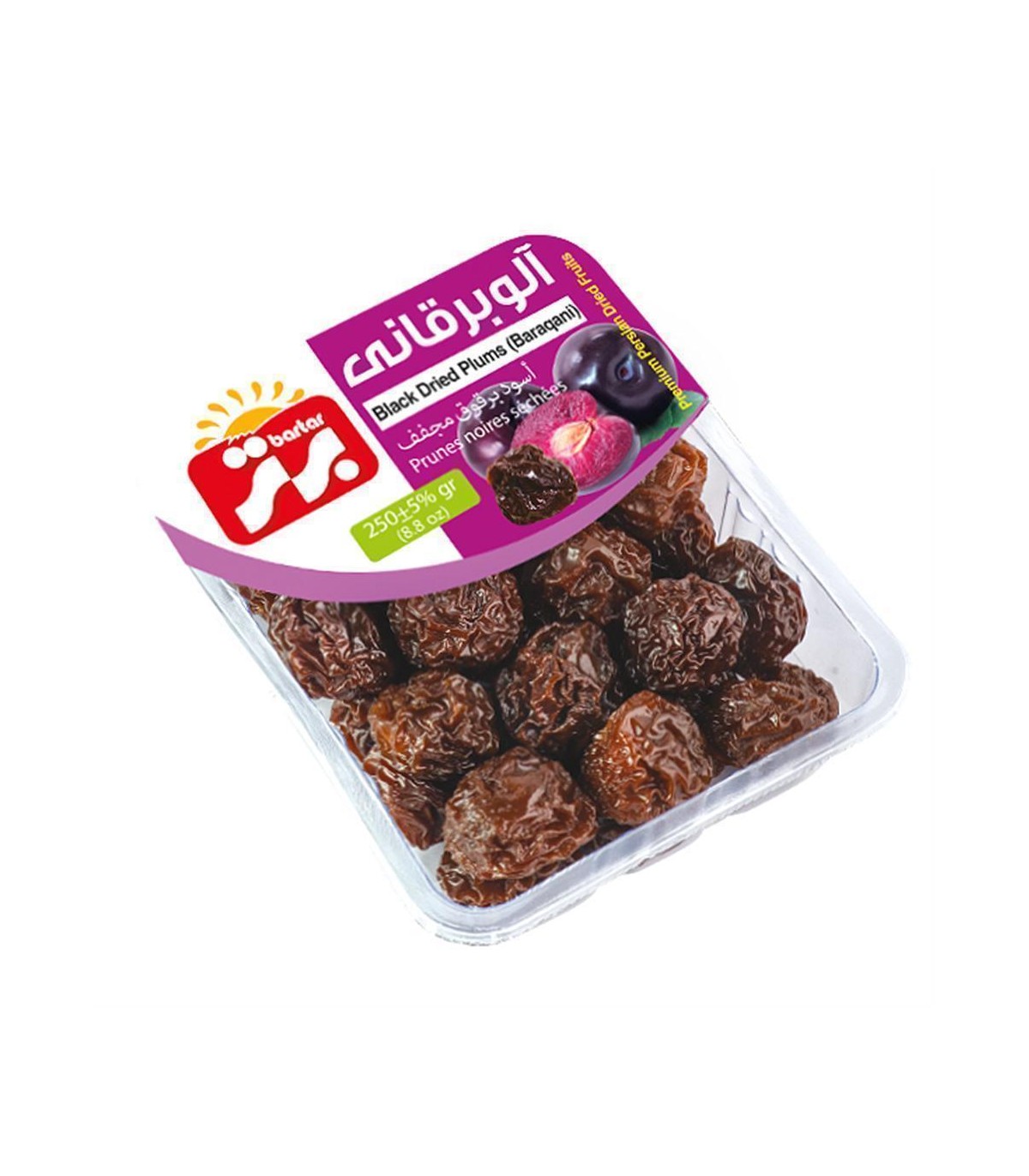 آلو برقاني 250 گرم وكيوم برتر