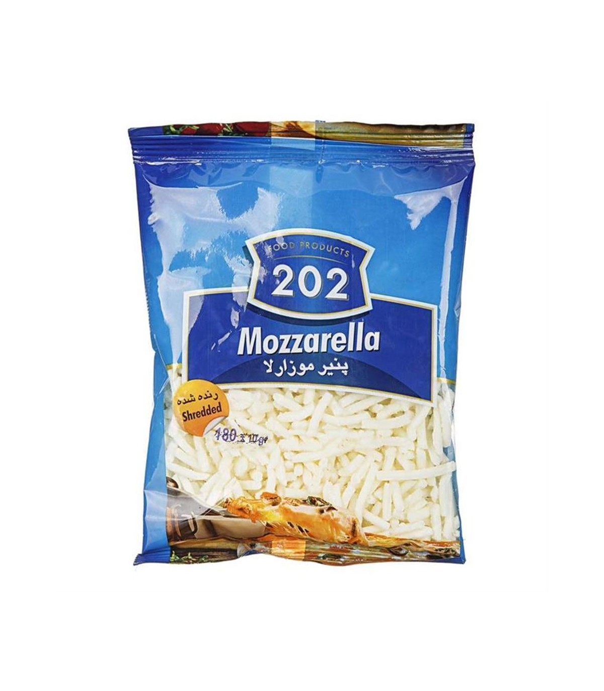 پنير پيتزا 180 گرم 202