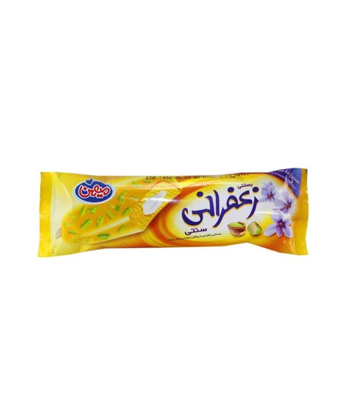 بستني سنتي چوبي زعفراني ميهن