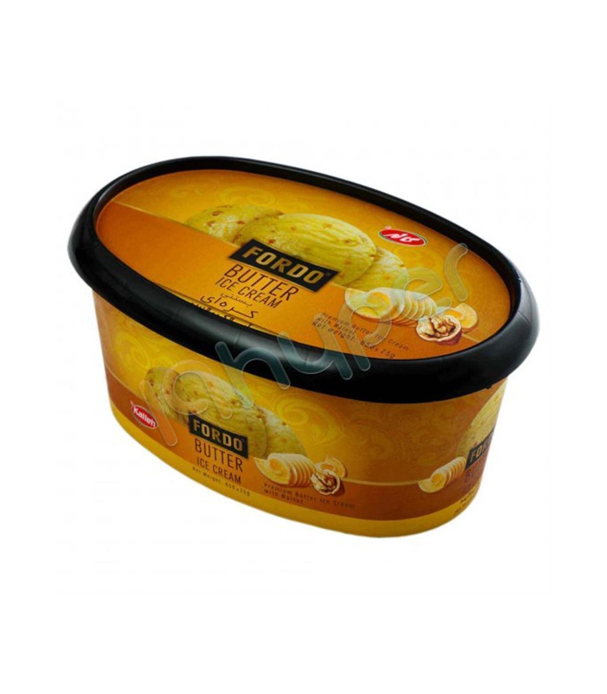 بستني 1 ليتر كره اي گردويي بيضي كاله