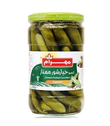 خيارشور 680 گرم ممتاز مهرام