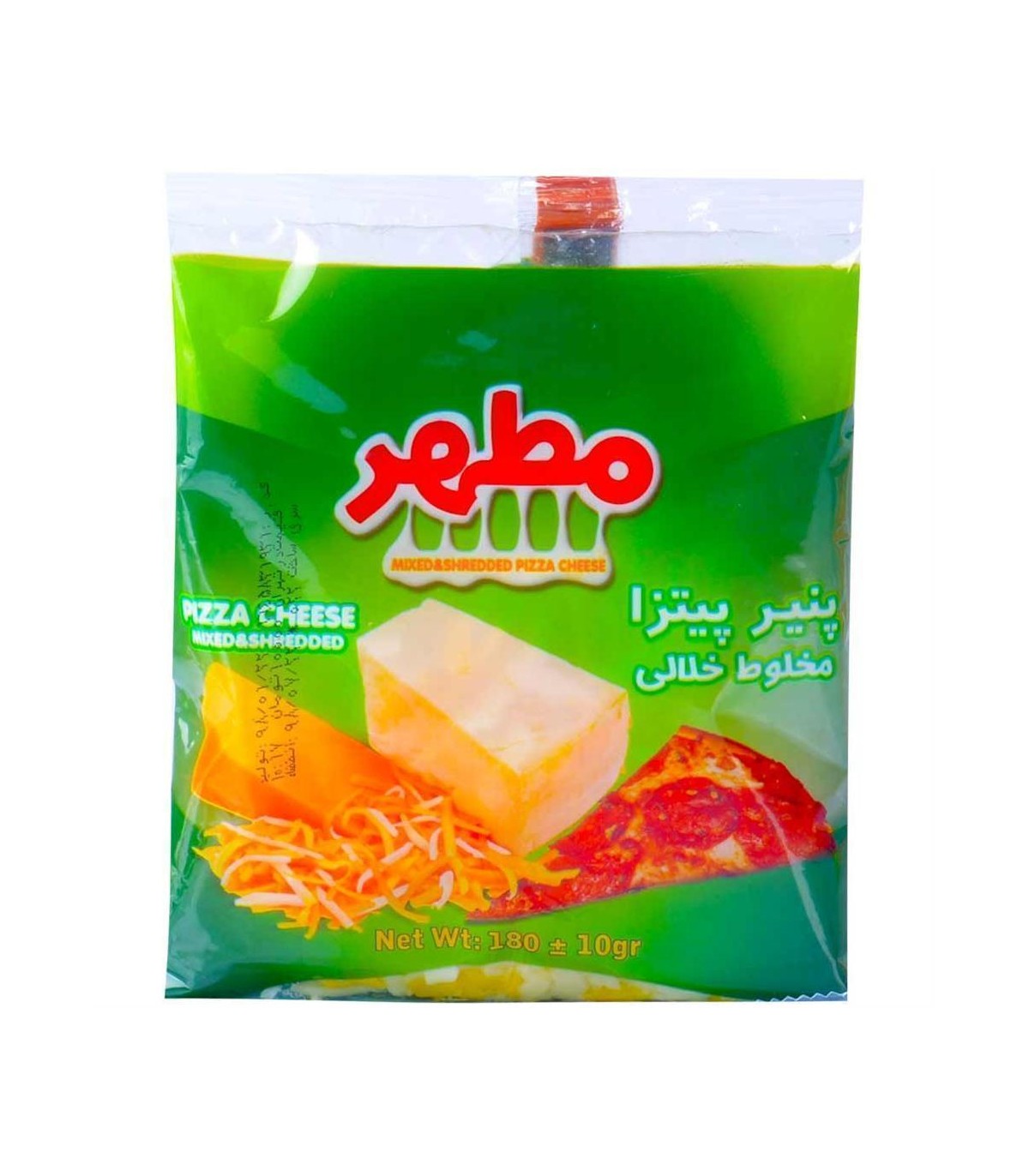 پنير پيتزا 180 گرم مخلوط مطهر