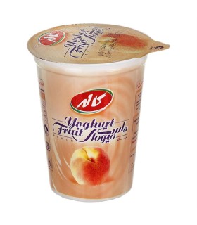 ماست 450 گرم هلو كاله