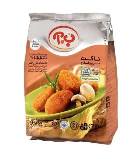 ناگت مرغ و قارچ 950گرم ب.آ