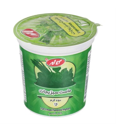 ماست 750 گرم  سبزيجات كاله