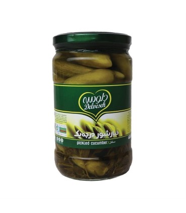 خيارشور 750 گرم درجه 1 دلوسه