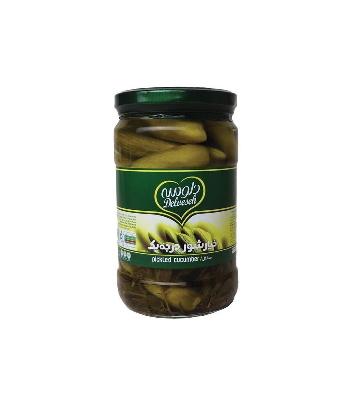 خيارشور 750 گرم درجه 1 دلوسه