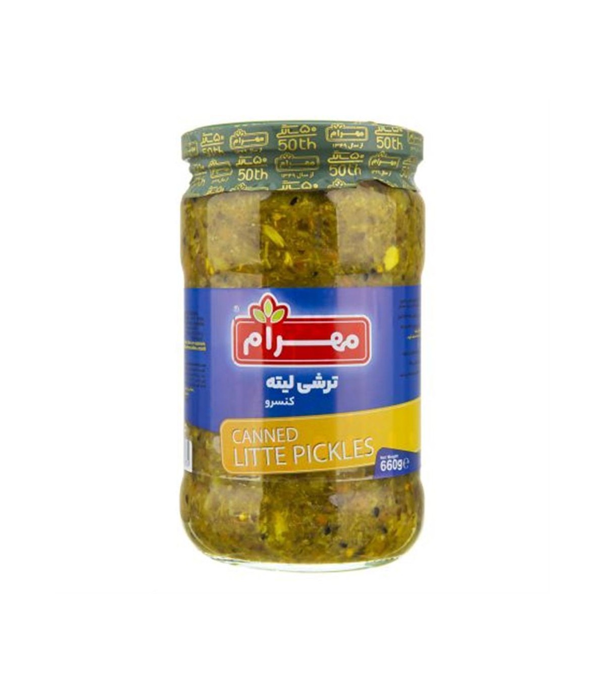 ترشي 660 گرم ليته مهرام