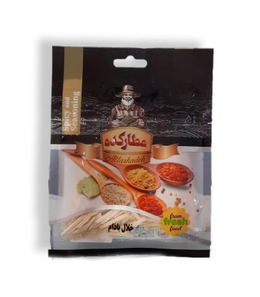 خلال بادام 15گرم سلفون عطاركده