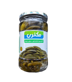 خيارشور 680گرم سوپرويژه مكنزي