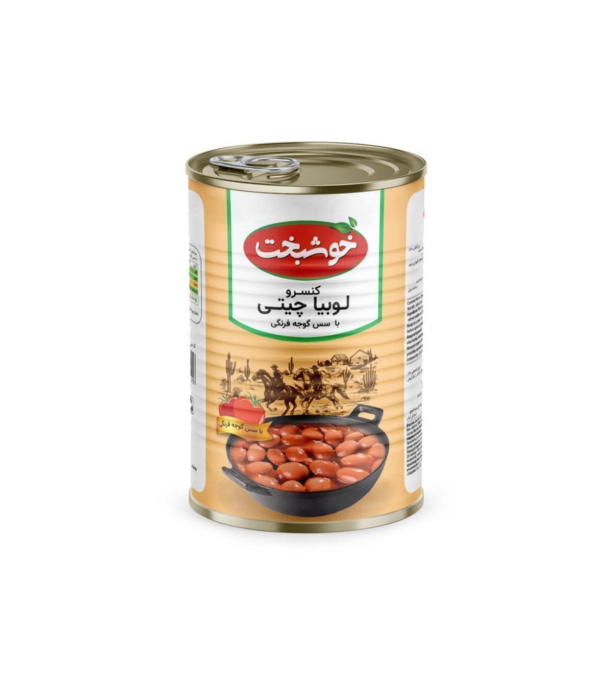 كنسرو 380 گرم لوبياچيتي خوشبخت