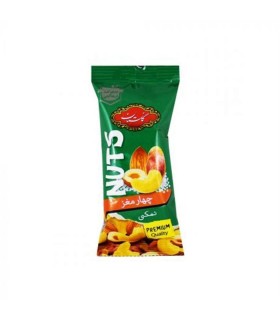 آجيل  30 گرم چهار مغز شور گلستان