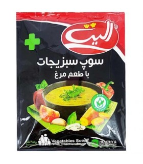 سوپ سبزيجات بامرغ اليت