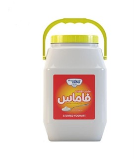 ماست 2 كيلو همزده دبه فاماس پگاه