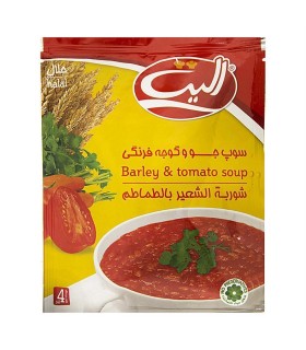 سوپ جو و گوجه اليت