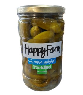 خيارشور 680 گرم سوپرويژه هپي فارم