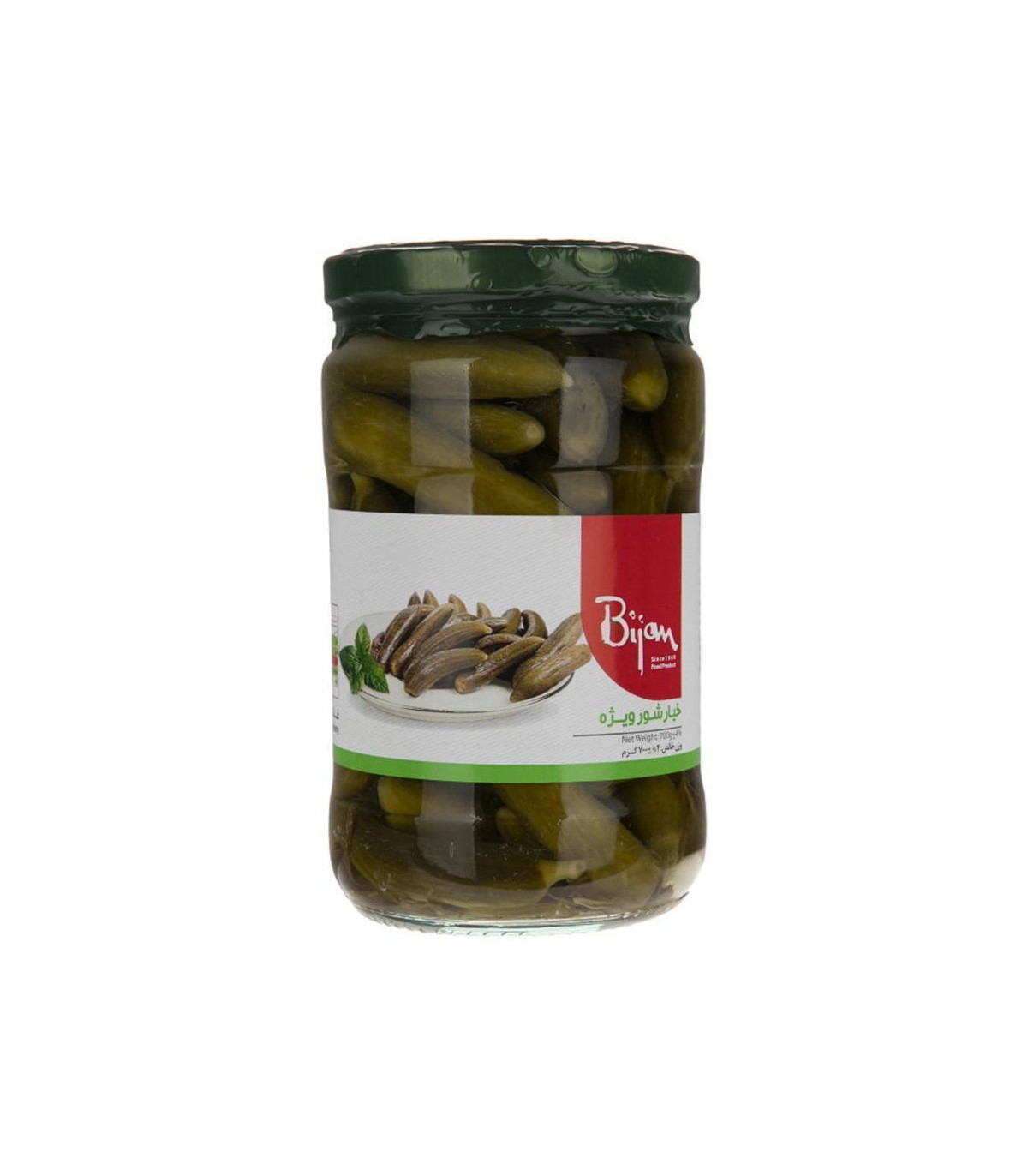 خيارشور 680 گرم ويژه بيژن
